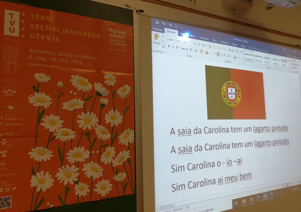 Tedni vseživljenjskega učenja TVU – portugalski dan